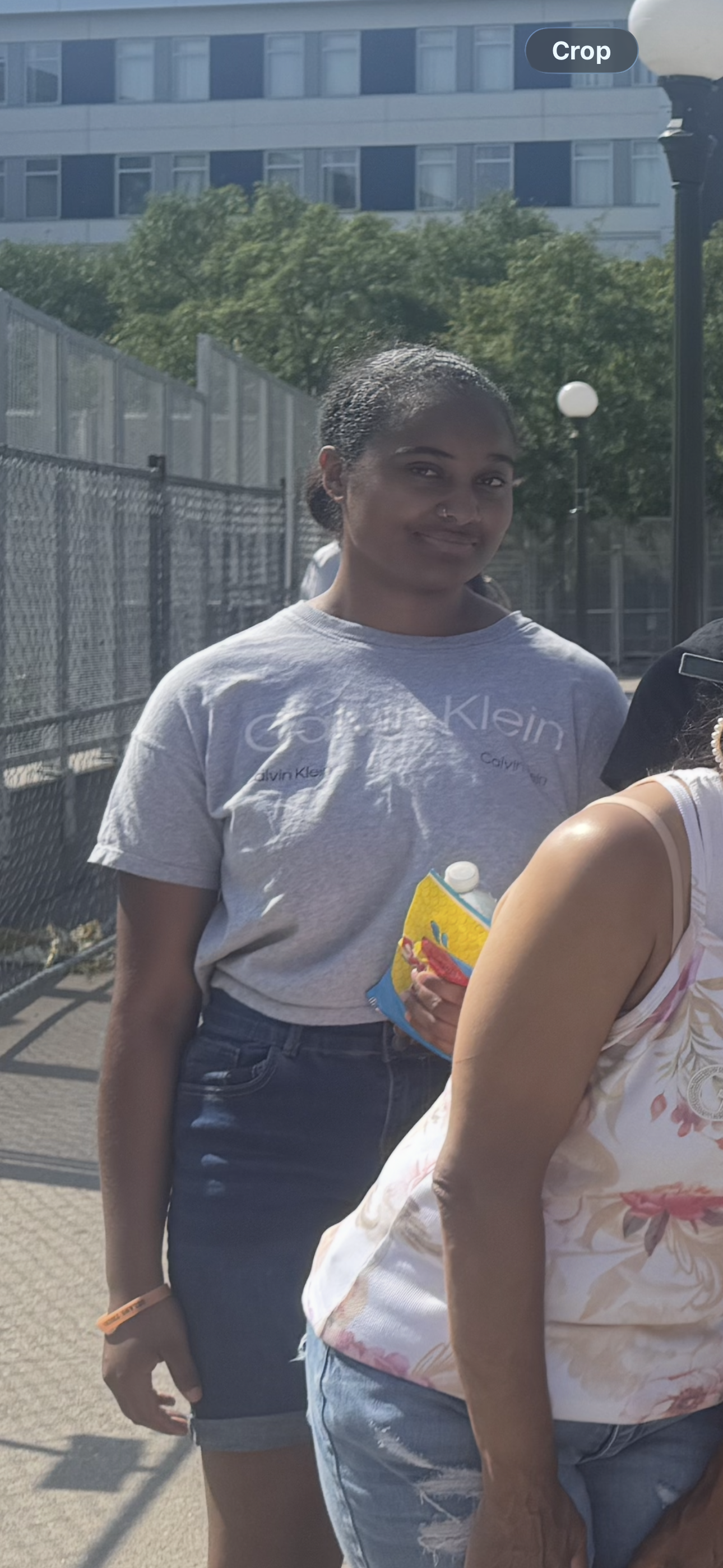 Young leaders serving at a community food distribution event