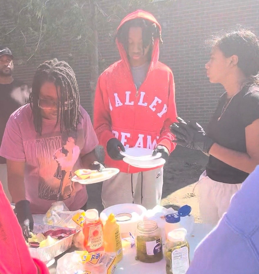 Youth participants building community at a Threshold to Thrive gathering